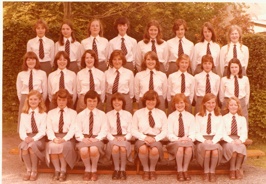 Girls School Secondary Class 1970s